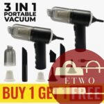 Portable Vacuum Cleaner for Car – Buy 1 Get 1 Free!