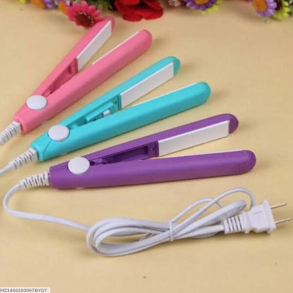Mini hair straightener for smooth salon-quality results