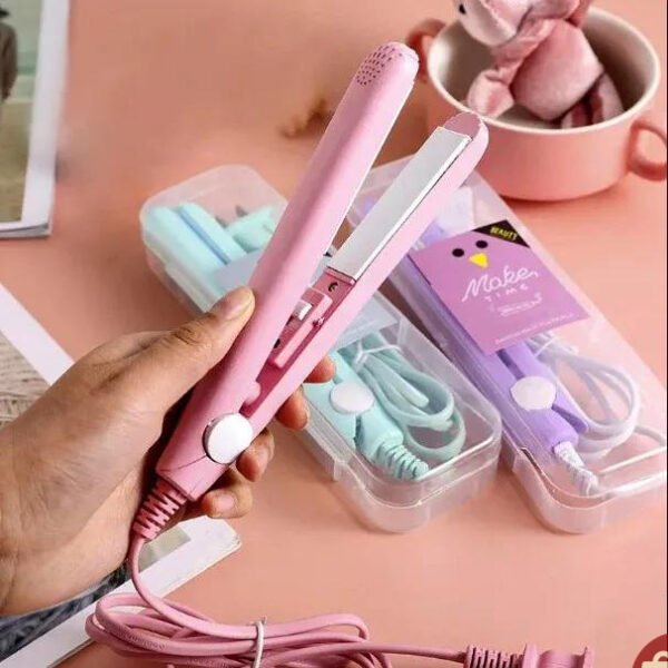 Portable hair straightener compact travel-friendly design