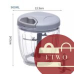 Durable food prep tool for slicing and dicing veggies
