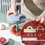 Multipurpose vegetable cutter with stainless steel blades