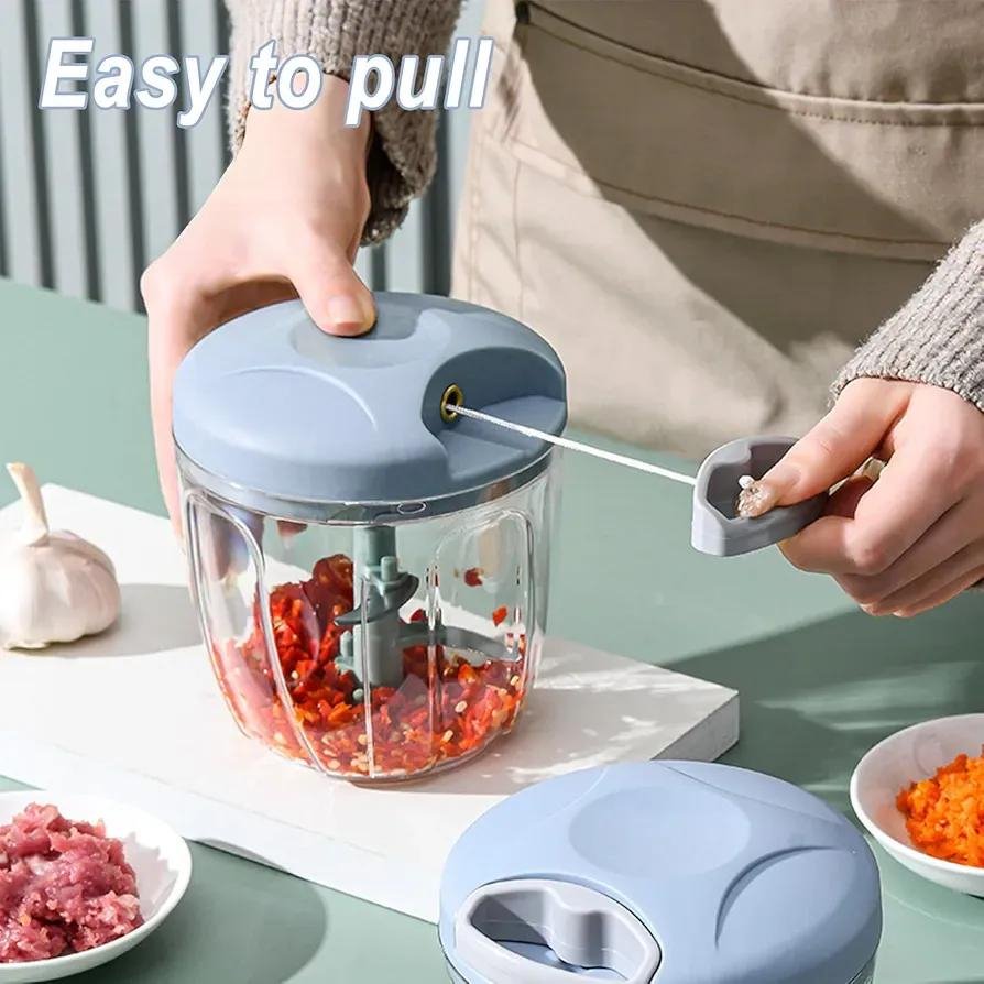 Multipurpose vegetable cutter with stainless steel blades
