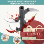 Easy to use kitchen chopper for vegetables and fruits