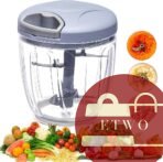 Multipurpose vegetable cutter with stainless steel blades