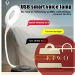 Smart Ring Light with USB Power and 360° Rotation