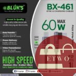 Bluk's Type-C to Type-C 60W Cable fast charging – etwo.shop