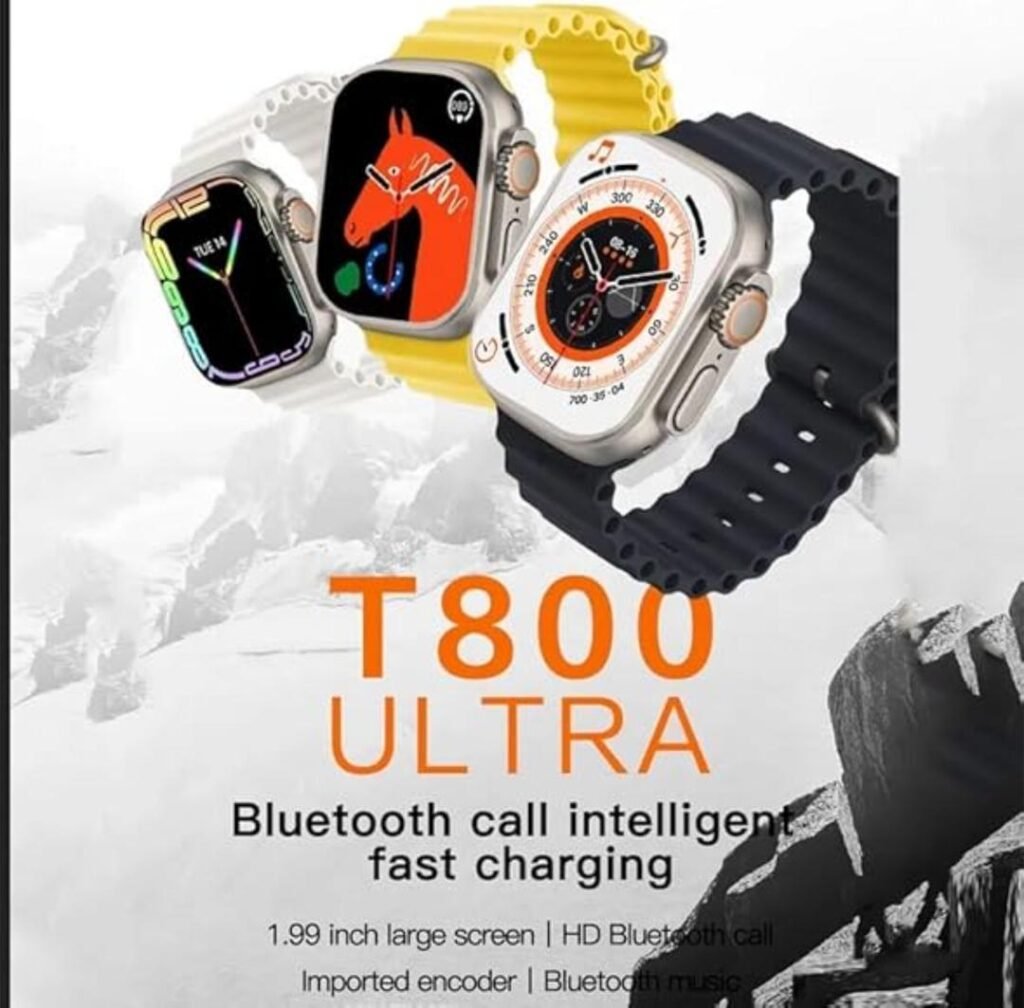 Super Ultra smartwatch showing health monitoring features Stylish fitness smart watch for lifestyle & sports – etwo.shop