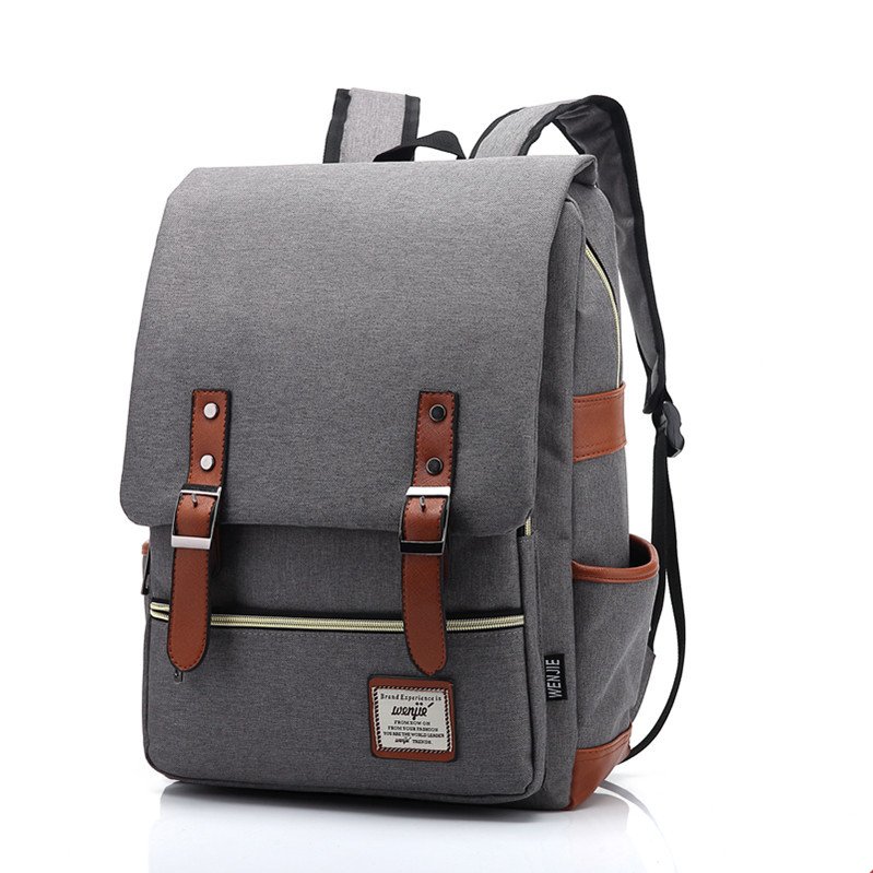 Korean Style School Backpack in black – trendy lightweight student bag