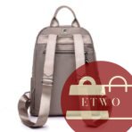 Stylish Casual Backpack – Lightweight, Durable, and Trendy Black Bag for School, Travel, and Everyday Use from etwo.shop