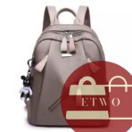 Stylish Casual Backpack – Lightweight, Durable, and Trendy Black Bag for School, Travel, and Everyday Use from etwo.shop