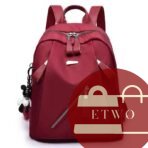 Stylish Casual Backpack – Lightweight, Durable, and Trendy Black Bag for School, Travel, and Everyday Use from etwo.shop