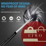 Windproof electric stove lighter for indoor and outdoor cooking