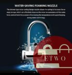 Instant hot water tap for kitchen and bathroom