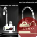 Easy-to-install electric heating faucet design