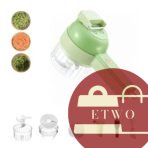 Electric Chopper and Slicer Set for kitchen use