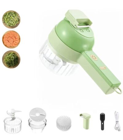 Electric Chopper and Slicer Set for kitchen use