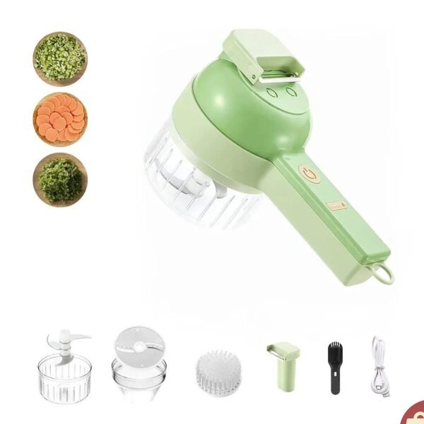 Electric Chopper and Slicer Set for kitchen use