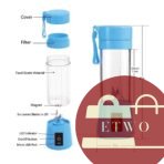 Compact Portable Electric Juicer Blender making fresh juice – etwo.shop