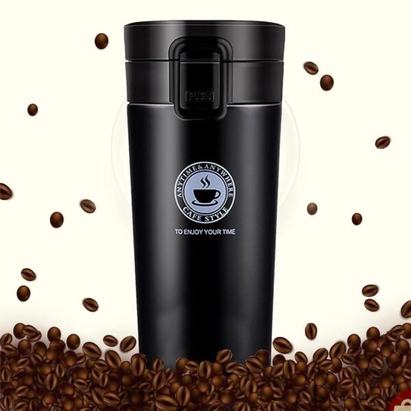Insulated Travel Coffee Mug stainless steel – 380ml hot and cold cup