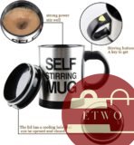 Automatic mixing mug for coffee and tea